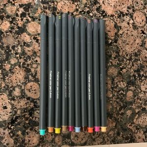 NEW 10 Fineliner Colored/Scrapbook/Planner Pens